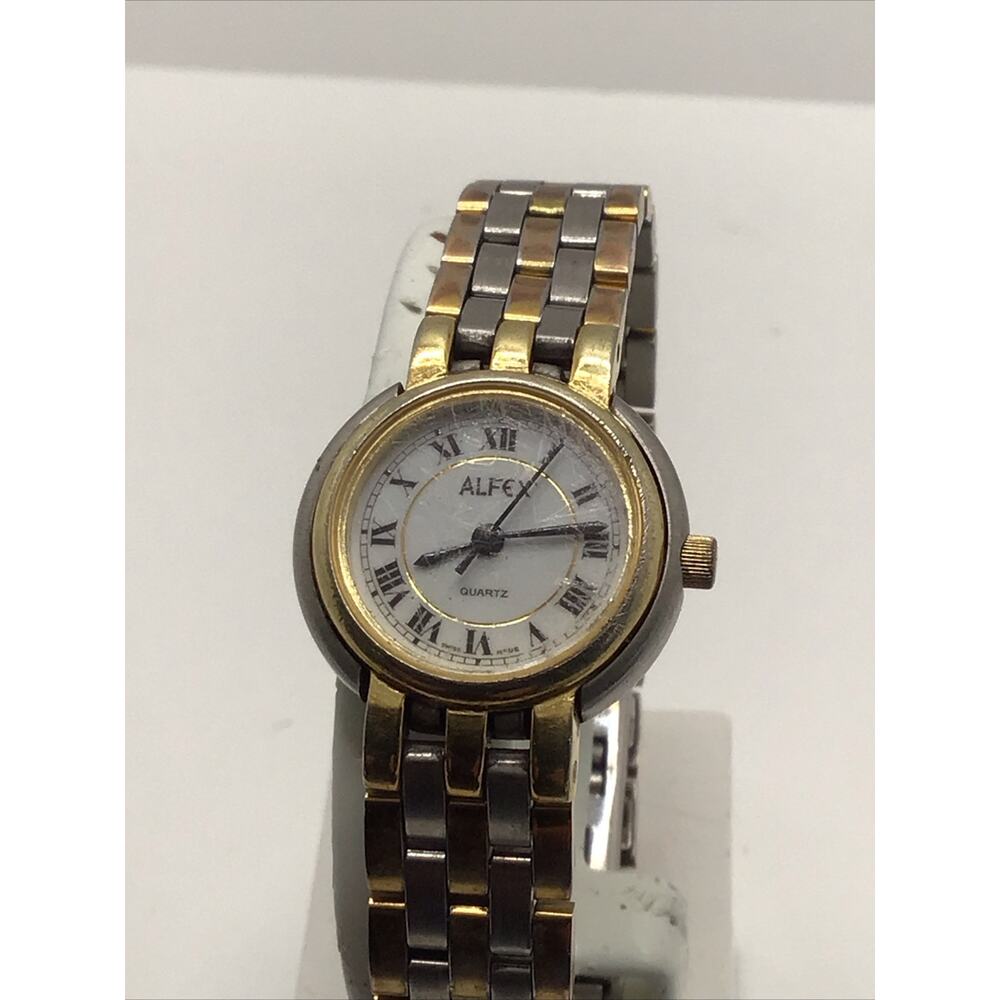Alfex Swiss Made Womens Quartz Watch New Battery!